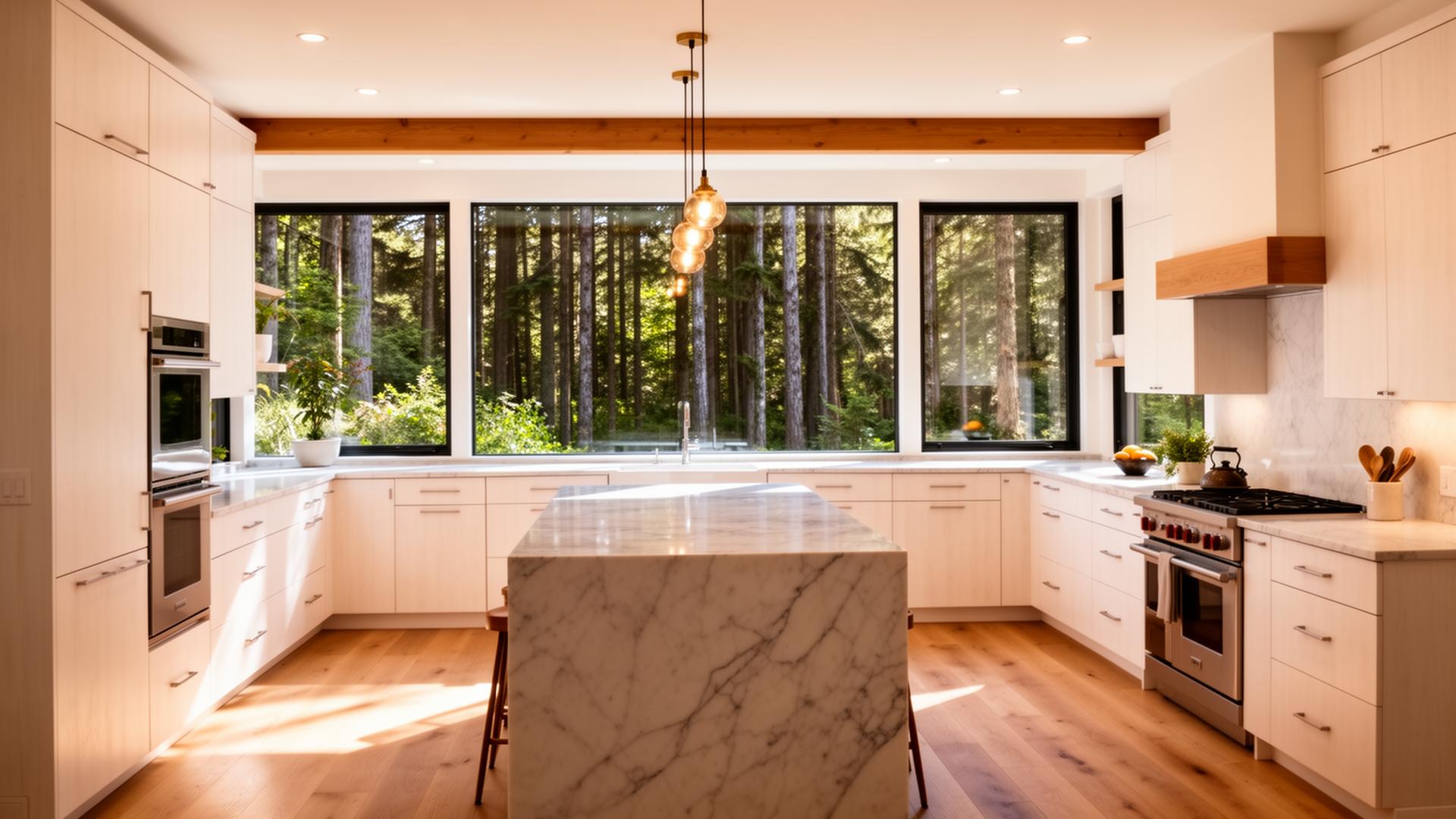 Renovated Pacific Northwest kitchen